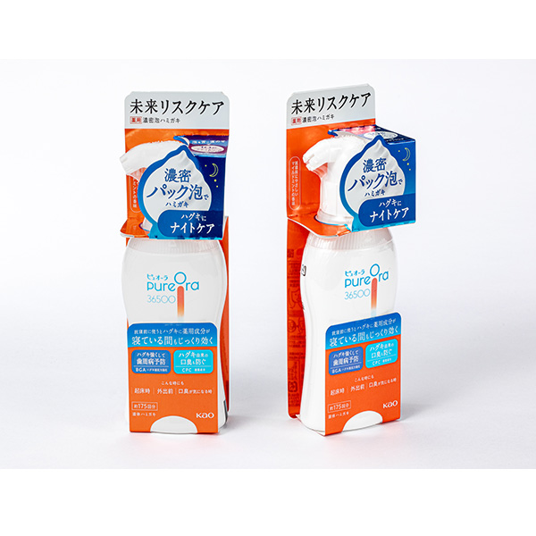 PureOra36500 濃密泡ハミガキ（外装）