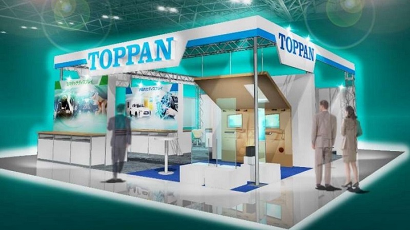 Concept for the Toppan booth at 15th AUTOMOTIVE WORLD © TOPPAN INC.