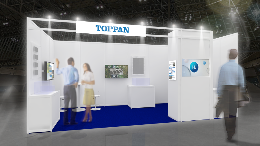 Concept for the TOPPAN booth at H2 & FC EXPO (Spring) © TOPPAN Holdings Inc.
