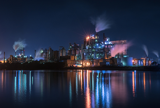 夜景観光ファムツアーで撮影した工場夜景
