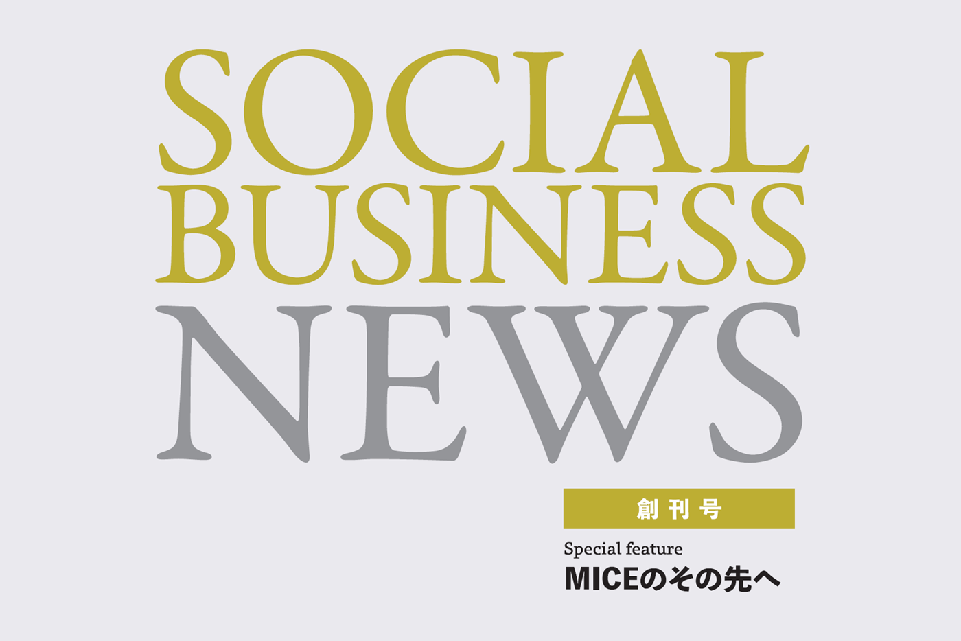 SOCIAL BUSINESS NEWS（創刊号）