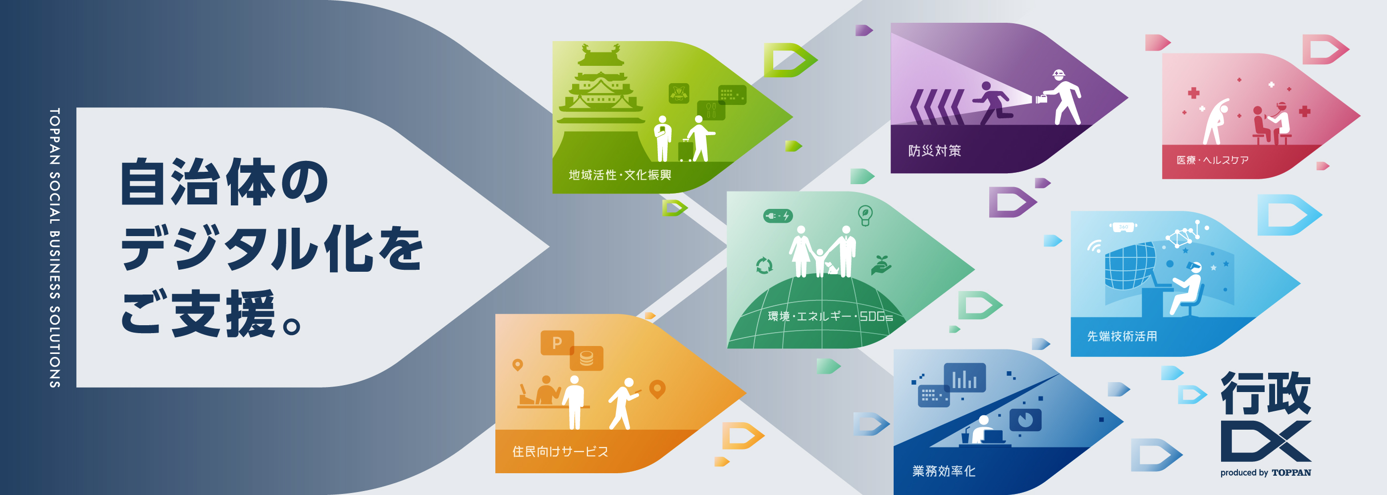 自治体のデジタル化をご支援。 自治体・公共Week2023 凸版印刷出店のご案内