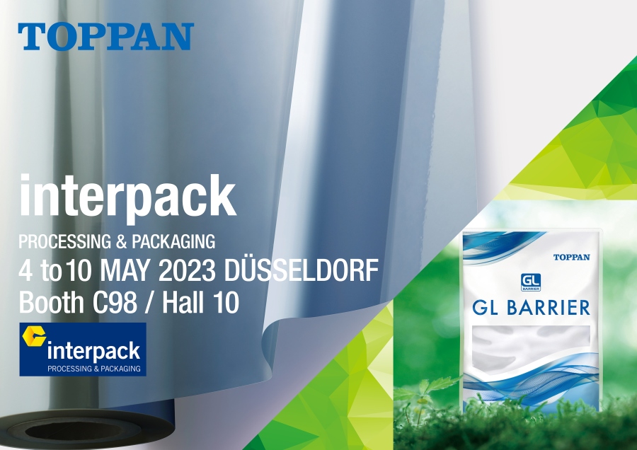 凸版印刷、Toppan Speciality Filmsと ドイツの包装材・技術の国際展示会「interpack2023」に共同出展