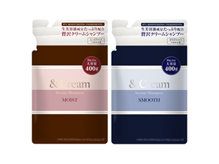 ヴィークレア「＆Cream　セラムシャンプー　モイスト/スムース　詰め替え」